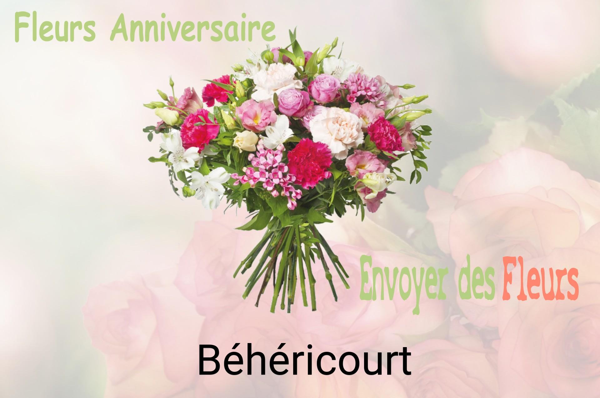 Bouquet de fleurs d’anniversaire livré à Béhéricourt